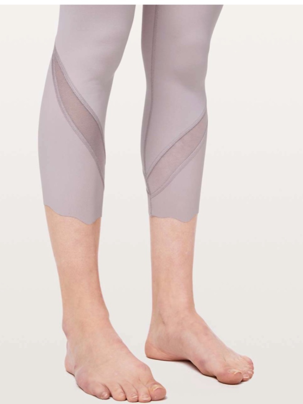 Lululemon Wunder Under Crop II Roll Down Scallop Full-On Luxtreme 24" - Picture 4 of 14